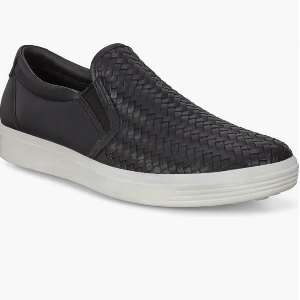 Ecco Soft 7 Slip-On Sneaker, Black, Size 40 (9-9.5)